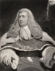 Edward Law, 1:e baron Ellenborough, graverad av G. Parker, från 